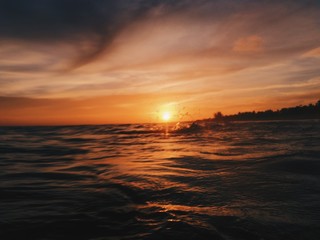 Fototapeta na wymiar Sunset in Bahia beach