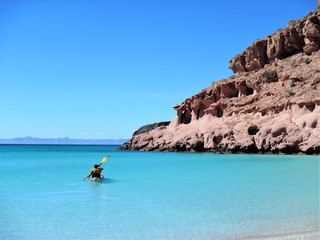 Outcrop of land on Espriitu Santo off La Paz, Mexico