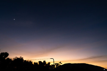 atardecer