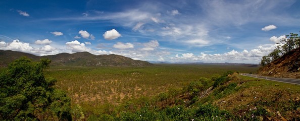 Fototapeta na wymiar Mount Carbine Far North Queensland Australia Panoramic