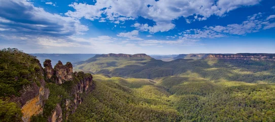 Printed roller blinds Three Sisters 3 Sisters Blue Mountains National Park NSW Australia