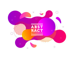 Colorful geometric background. Fluid shapes composition. Abstract Background. Eps10 vector