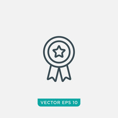 Rosette Icon Design, Vector EPS10