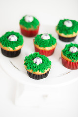 Homemade Soccer Cupcakes