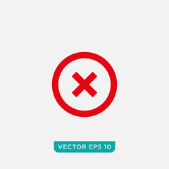 Fototapeta premium Cross Icon Design, Vector EPS10