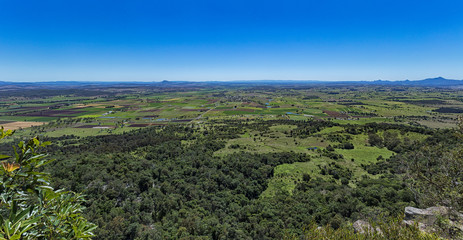 Obraz premium The view from Mt Frernch, Southeast Queensland 
