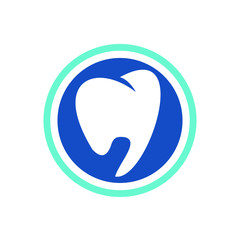 vector dental logo, Dentist Dental Care Medical Logo Vector Icon Illustration