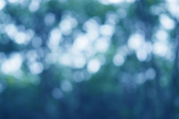 Beautiful blue bokeh abstract background for design