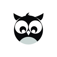 vectors Owl logo design on white background