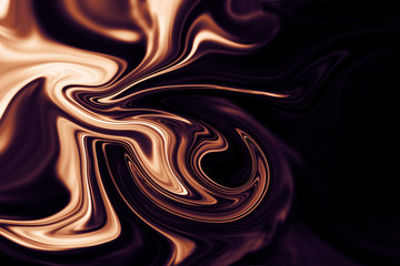 Abstract background of colorful liquid liner. Abstract texture of liquid acrylic.