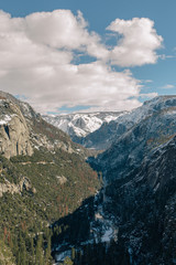 Winter in Yosemite National Park.