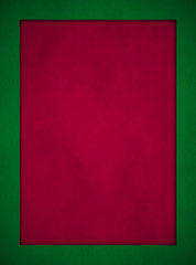 Elegant Rich Red Parchment. Rich Green Textured Frame. Portrait Orientation.