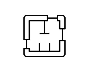 Line Blueprint icon
