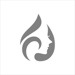 vector logo simple cosmetics beauty