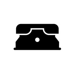 Telephone icon vector.