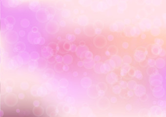 Colorful abstract background with bokeh effect. Vector illustration