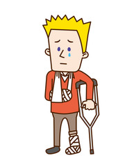 06_白人男性_手足骨折