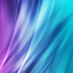 Abstract blue purple liquid flowing elegant waves graphic design. Smooth silk wavy background. Vector illustration
