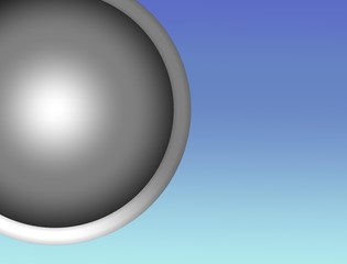 Abstract blank colorful blue background and gradient gray and white radius with copy space