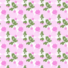 Floral seamless pattern background design