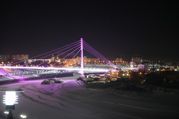 bridge at night