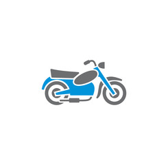 Obraz premium Motorcycle icon on background for graphic and web design. Creative illustration concept symbol for web or mobile app