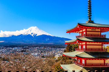 Mt.Fuji seen from Arakurαyama Sengen Park