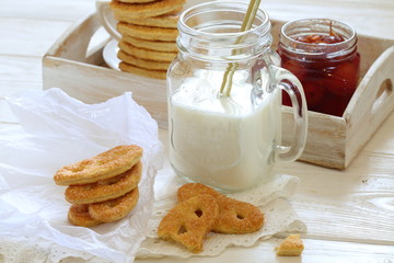 cookies and milk
