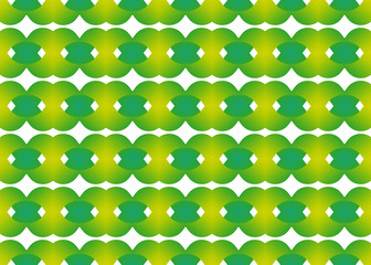 Seamless geometric pattern design illustration. Background texture. Used gradient in green, white colors.