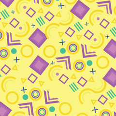 Retro abstract geometric background 