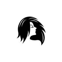 Hair salon logo vector icon