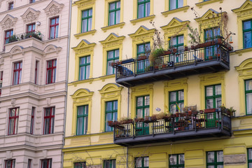 Facade of old building