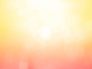 golden and yellow circle background.Blured orange bokeh texture.