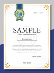 Highly simple design certificate listing