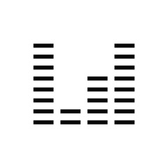 sound wave vector icon