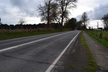 Fototapeta premium Caminos de Purranque, Región de Los Lago