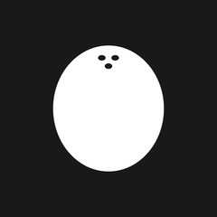 Fruit icons, vector symbol of food signs