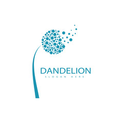 Dandelion vector icon design
