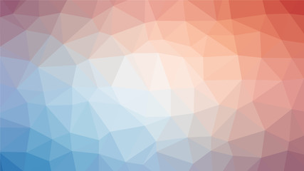 Fototapeta premium Multicolor polygon pattern. Low poly design