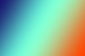 lash lava, aqua menthe and phantom blue gradient