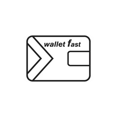 wallet logo vector
