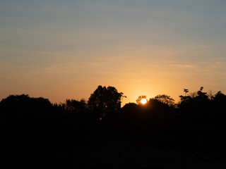 Sunrise sky in the mornig.