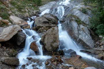 Waterfalls in the Mountains