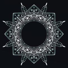 Abstract banner design. Vintage decorative elements. Elegant background with hand drawn elements. Islam, indian ethnic motifs. Vector illustration.