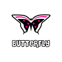 Beauty Butterfly Logo Template Vector icon design