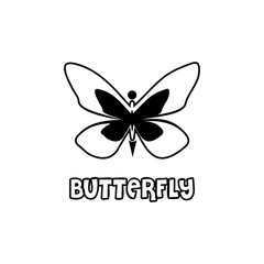 Beauty Butterfly Logo Template Vector icon design