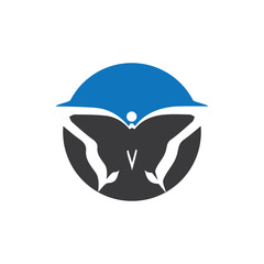 Beauty Butterfly Logo Template Vector icon design