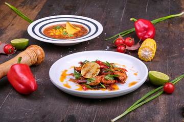 chicken with vegetables