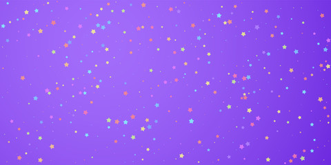 Festive confetti. Celebration stars. Colorful star