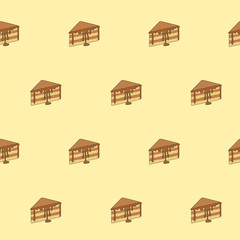 Wrapping paper - Seamless pattern of cake, cupcake and muffin for vector graphic design